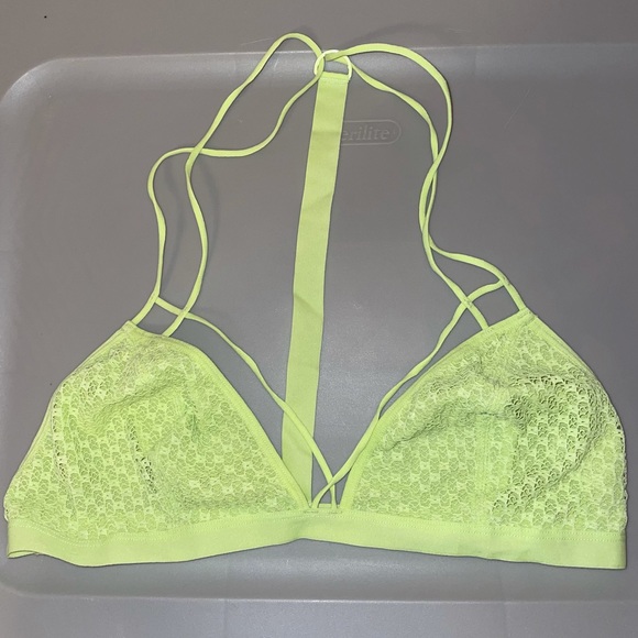 Free People Other - Intimately Free People Neon Green T Back Bra Bralette Size L